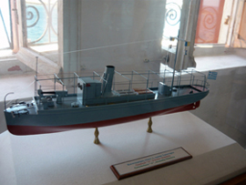 Модель канонерской лодки