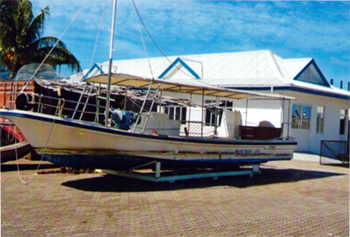 Промысловое судно с обводами типа "вазен", (Сейшельские острова).