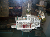Модель китайского «судна цветов» - традиционного  прогулочного судна. Морской музей в Гринвиче