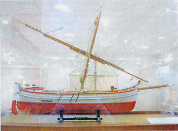 
  Модель сицилийского каботажного судна (Морской музей Монако).